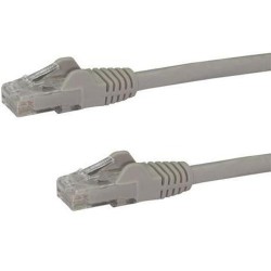 StarTech CABLE 1.5M CAT6 GRIS SIN ENGANCHE 24 AWG COBRE