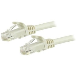 StarTech CABLE 1.5M CAT6 BLANCO SIN ENGANCHE 24 AWG COBRE