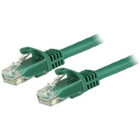 StarTech CABLE 7.5M CAT6 VERDE SIN ENGANCHE 24 AWG COBRE