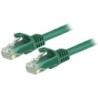 StarTech CABLE 7.5M CAT6 VERDE SIN ENGANCHE 24 AWG COBRE