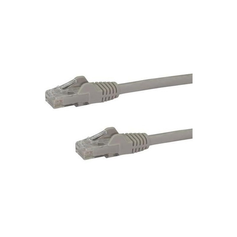 StarTech CABLE 7.5M CAT6 GRIS SIN ENGANCHE 24 AWG COBRE