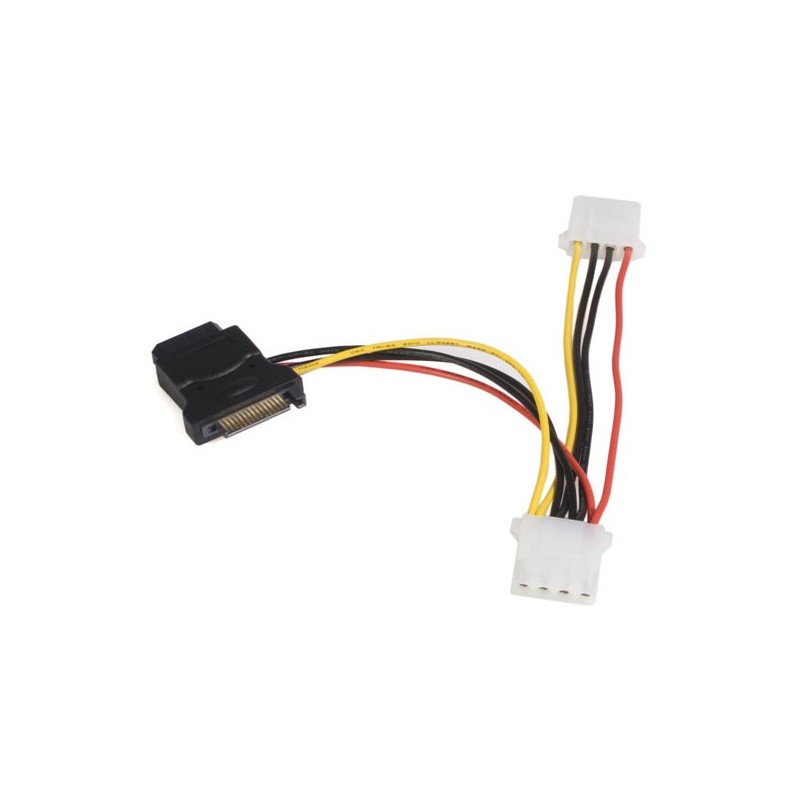 StarTech CABLE ADAPTADOR CORRIENTE SATA A LP4 CON 2 LP4 ADICIONALES