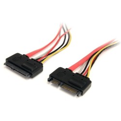 StarTech CABLE EXTENSION 30CM SATA DATOS CORRIENTE 22PIN MACHO A HEMBR