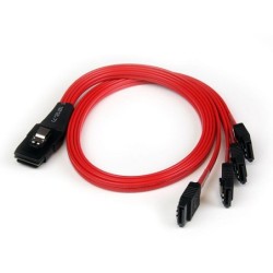 StarTech CABLE 50CM ADAPTADOR SFF8087 A 4X SATA DATOS MINI SAS REVERS