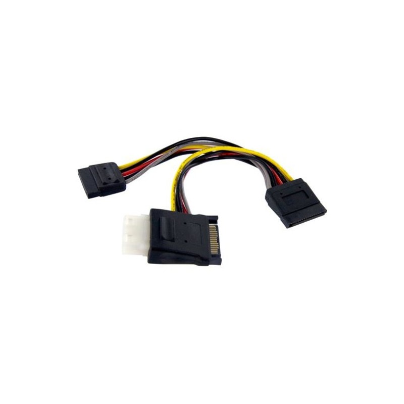 StarTech ADAPTADOR DE CABLE SATA A LP4 CON DIVISOR DE CORRIENTE