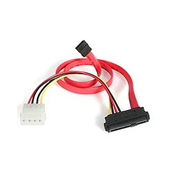 StarTech CABLE 45CM ADAPTADOR DIVISOR SAS29 A LP4 Y SATA SFF8482