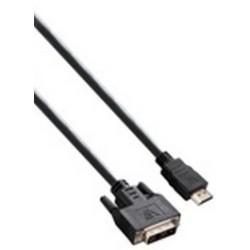 V7 HDMI DVI CABLE 2M NEGRO HDMI/DVI-D DUAL LINK MACHO/MACHO