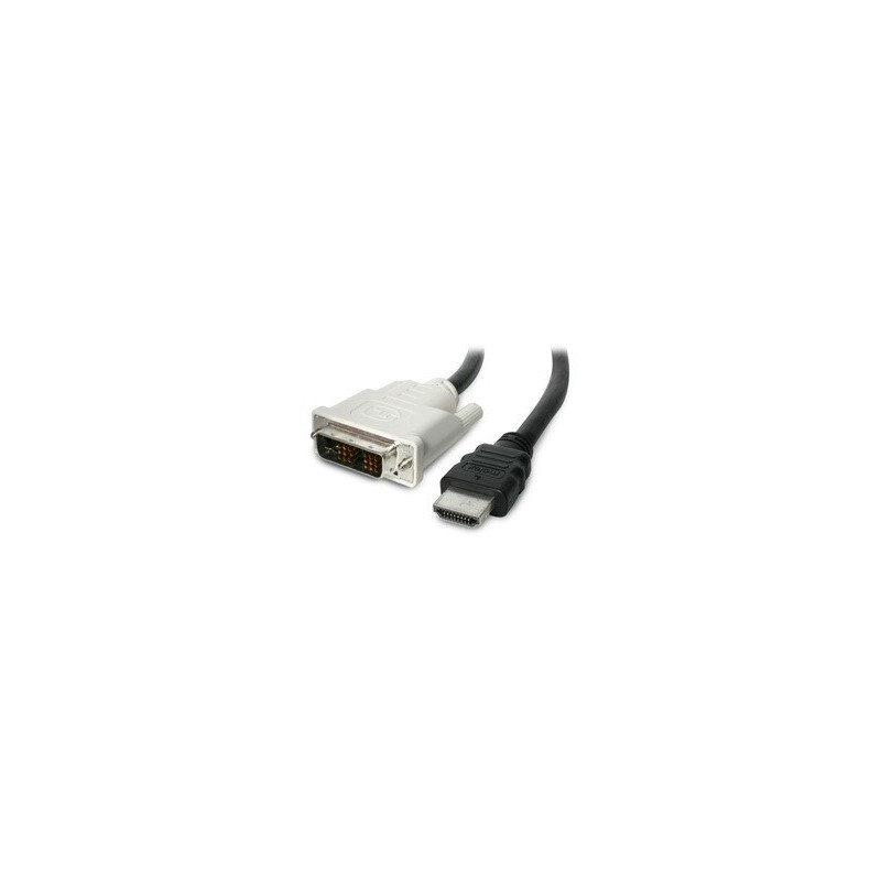 StarTech CABLE 5M ADAPTADOR HDMI A DVI-D MACHO A MACHO NEGRO