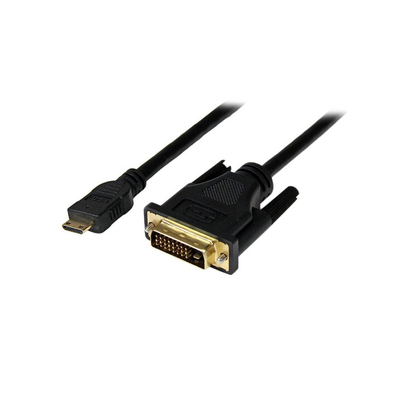 StarTech ADAPTADOR CABLE 1M MINI HDMI A DVI-D PARA TABLET Y CAMARA