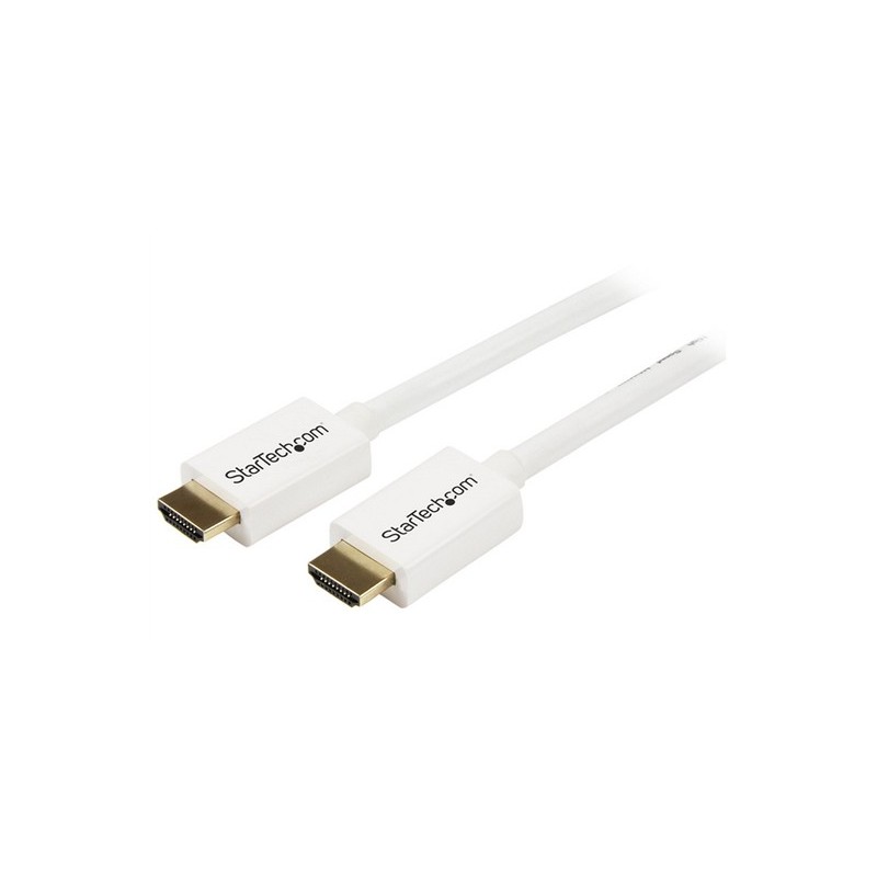 StarTech CABLE HDMI DE ALTA VELOCIDAD 1M MACHO A MACHO CL3 BLANCO