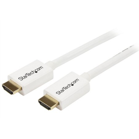 StarTech CABLE HDMI DE ALTA VELOCIDAD 1M MACHO A MACHO CL3 BLANCO