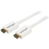 StarTech CABLE HDMI DE ALTA VELOCIDAD 1M MACHO A MACHO CL3 BLANCO