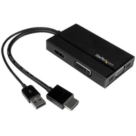 StarTech 3-EN-1 VIDEO CONVERTIDOR - HDMI DISPLAYPORT-HDMI A VGA-HDMI A