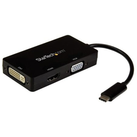 StarTech 3-EN-1 VIDEO CONVERTIDOR USB TIPO-C A VGA DVI O HDMI 4K