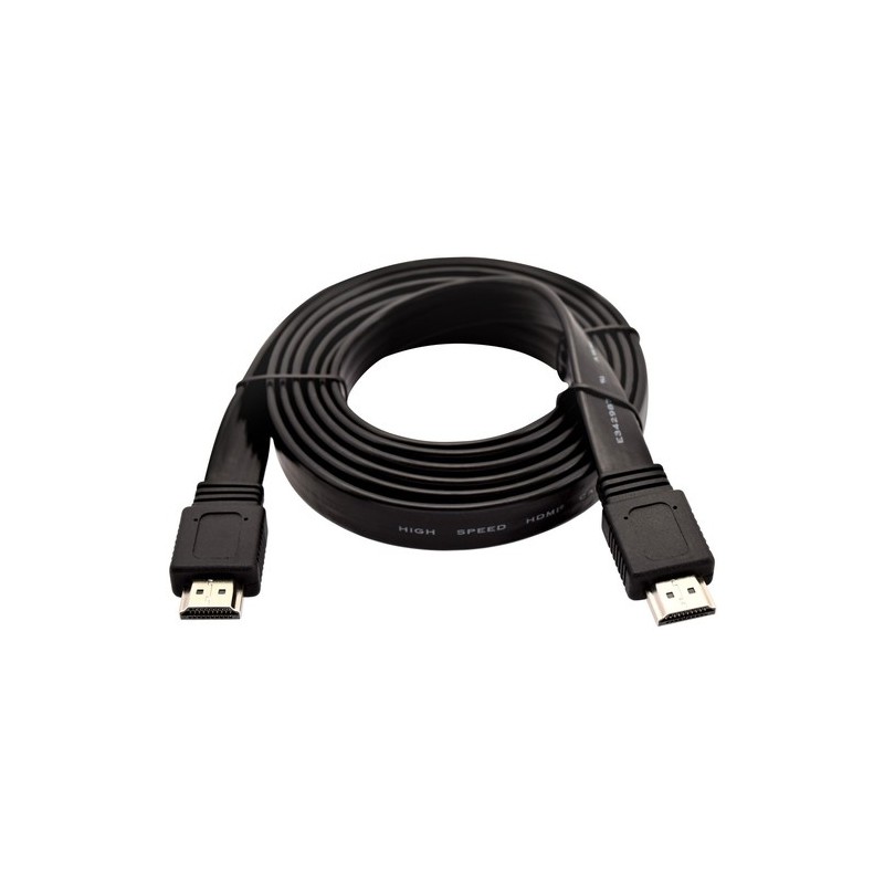 V7 CABLE HDMI FLAT 2M MACHO/HEMBRA