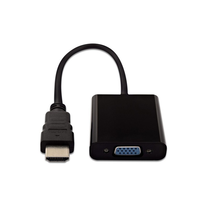 V7 ADAPTADOR HDMI A VGA NEGRO MACHO/HEMBRA