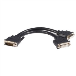 StarTech CABLE 20CM ADAPTADOR REPARTIDOR LFH59 DMS59 A 2 DVI-D MACHO H