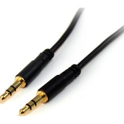 StarTech CABLE 90CM AUDIO ESTEREO 3 5MM MACHO A MACHO NEGRO