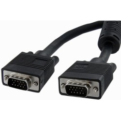 CABLE COAXIAL VIDEO VGA 10M DB15 MACHO A MACHO DE MONITOR