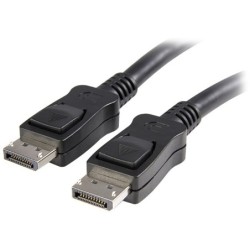 StarTech CABLE 2M DISPLAYPORT CON LATCHES CIERRE MACHO A MACHO