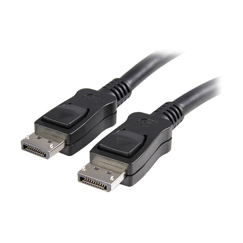 StarTech CABLE 5M DISPLAYPORT CON LATCHES CIERRE MACHO A MACHO