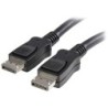 StarTech CABLE 5M DISPLAYPORT CON LATCHES CIERRE MACHO A MACHO