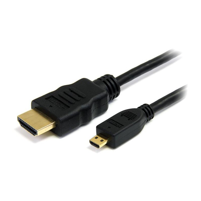 StarTech CABLE HDMI DE ALTA VELOCIDAD CON ETHERNET 1M MICRO A HDMI