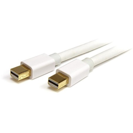 StarTech CABLE 1M MINI DISPLAYPORT MACHO A MACHO BLANCO