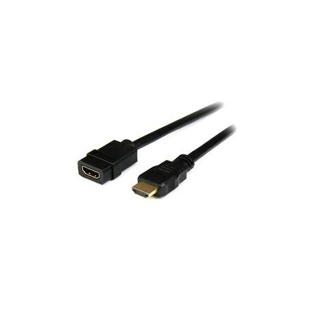 StarTech CABLE 2M EXTENSION HDMI HEMBRA A MACHO NEGRO