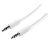 StarTech CABLE AUDIO STEREO MINI-JACK 3.5MM SLIM 2M - MACHO/MACHO - BL