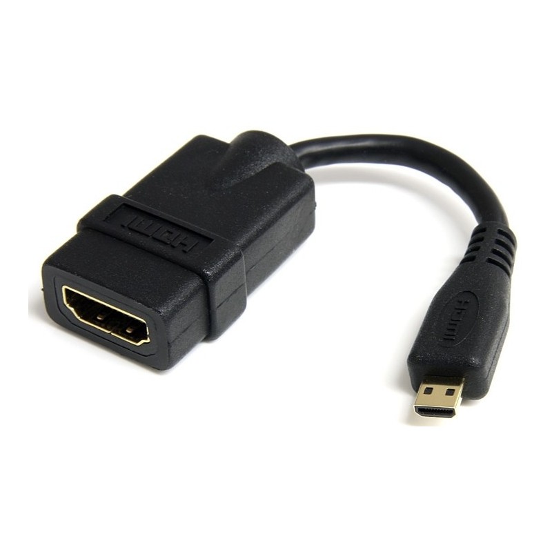 StarTech 5" ALTA VELOCIDAD HDMI ADAPT CABLE CON ETHERNET A HDMI MICRO