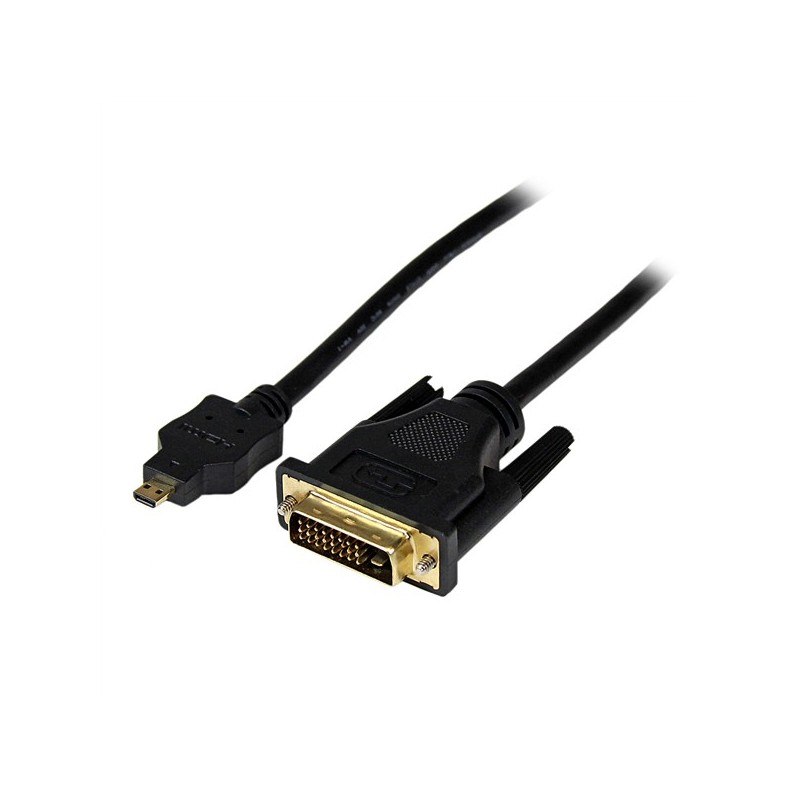 StarTech ADAPTADOR CABLE 1M MICRO HDMI A DVI-D PARA TABLET Y TELEFONO