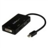 StarTech ADAPTADOR CONVERSOR MINI DISPLAYPORT A VGA DVI HDMI