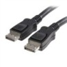 7M LATCHING CABLE DISPLAYPORT - DISPLAYPORT MACHO-MACHO - NEGRO