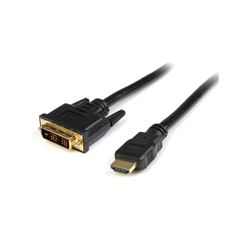 StarTech 0.5M HDMI A DVI CABLE - HDMI DVI-D VIDEO ADAPTADOR - MACHO/MA