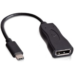 V7 USB-C A ADAPTADOR DISPLAYPORT NEGRO