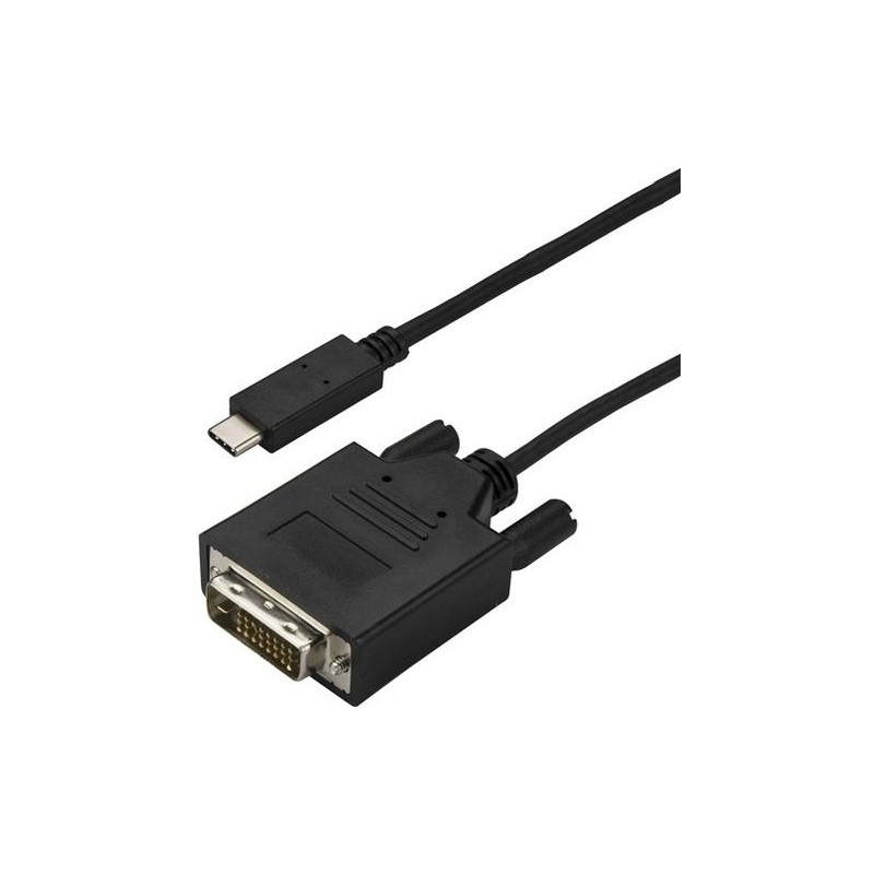 CABLE USB-C TO DVI 3M 1920 X 1200 BLACK