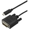 CABLE USB-C TO DVI 3M 1920 X 1200 BLACK