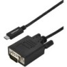 CABLE USB-C TO VGA 3M 1920 X 1200 BLACK