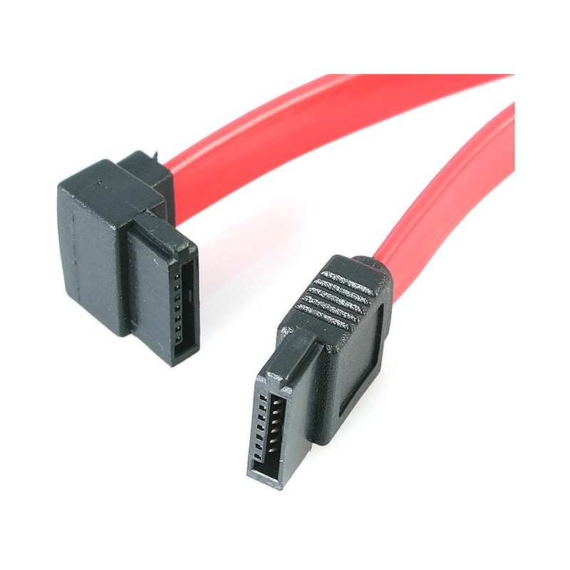 StarTech CABLE 30CM SATA DATOS RECTO A ACODADO A LA IZQUIERDA H A H