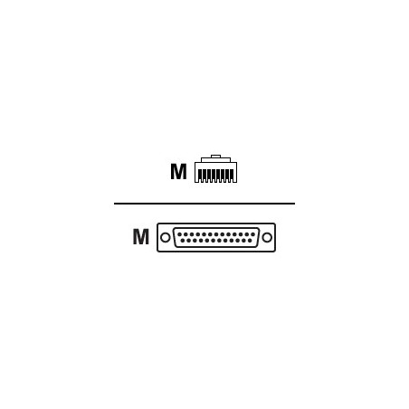 Cisco STRAIGHT SERIAL CABLE RJ45 TO DB25