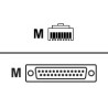 Cisco STRAIGHT SERIAL CABLE RJ45 TO DB25