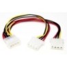 StarTech CABLE DIVISOR REPARTIDOR LP4 MOLEX 2 HEMBRA 1 MACHO