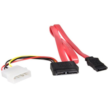 StarTech CABLE 50CM ADAPTADOR SATA SLIM LINE A SATA CON CORRIENTE