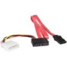 StarTech CABLE 50CM ADAPTADOR SATA SLIM LINE A SATA CON CORRIENTE