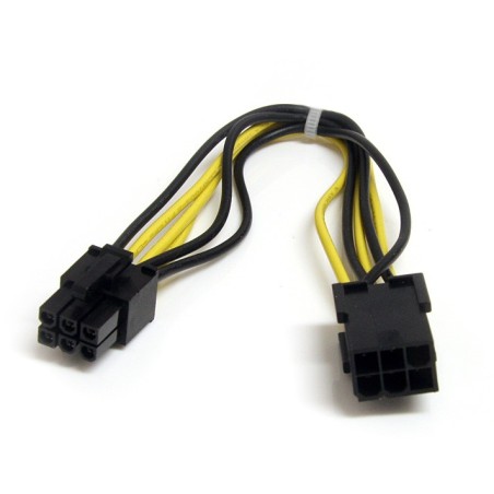 StarTech CABLE 20CM EXTENSION CORRIENTE ALIMENTACION PCI EXPRESS 6 PIN