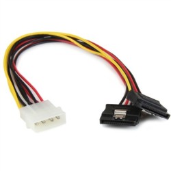 StarTech CABLE 30CM ADAPTADOR CORRIENTE LP4 MOLEX A 2X SATA PESTILLO