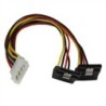 StarTech ADAPTADOR CABLE 30CM CORRIENTE MOLEX A SATA ANGULO DERECHO