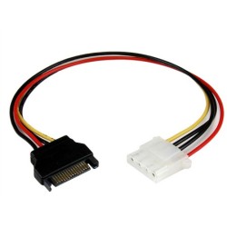 StarTech CABLE 30CM ADAPTADOR MOLEX LP4 A SATA ALIMENTACION CORRIENTE