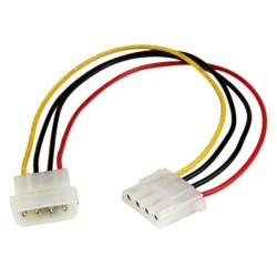 StarTech CABLE 30CM EXTENSION CORRIENTE ALIMENTACION MOLEX LP4 4 PINES